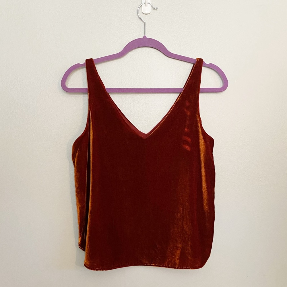 Loft Petite Velvet Shell - Picture 2 of 6